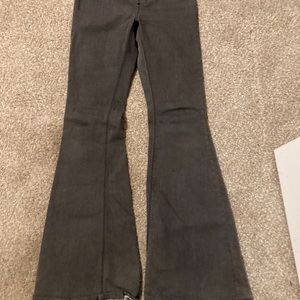 Free People Elastic Waist Flare Jeans